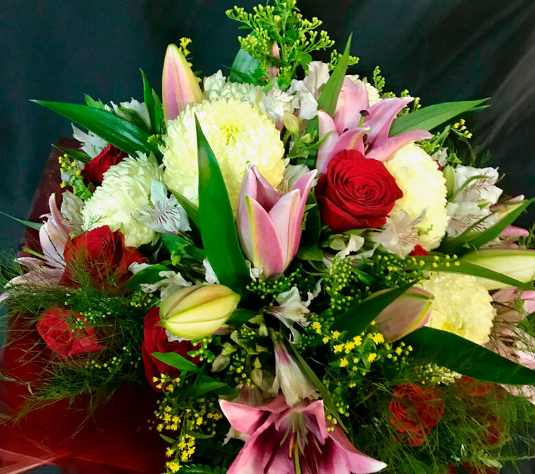 Ramo de flores para regalar en la jubilación