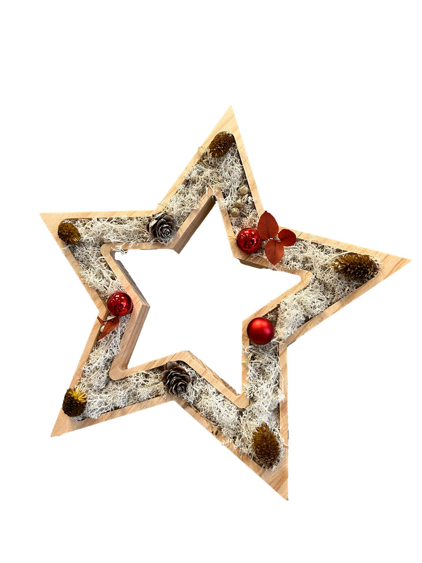 Estrella de madera