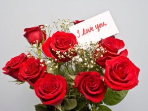 Regalar flores en San Valentín